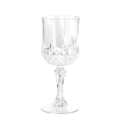 CRYSTAL DECO WINE GLASS 220ML