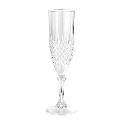 CRYSTAL DECO CHAMPAGNE GLASS