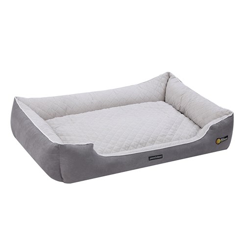 SELF WARMING WALLED BED GREY