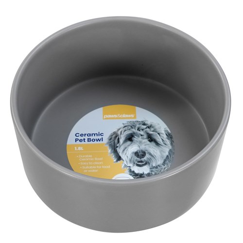 CERAMIC PET BOWL 19CM 1.8L