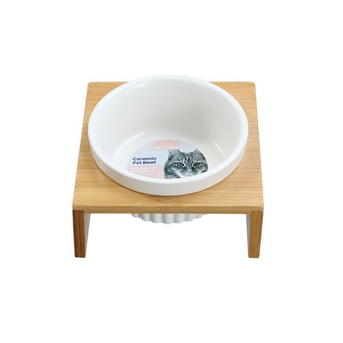 CERAMIC PET CAT BOWL