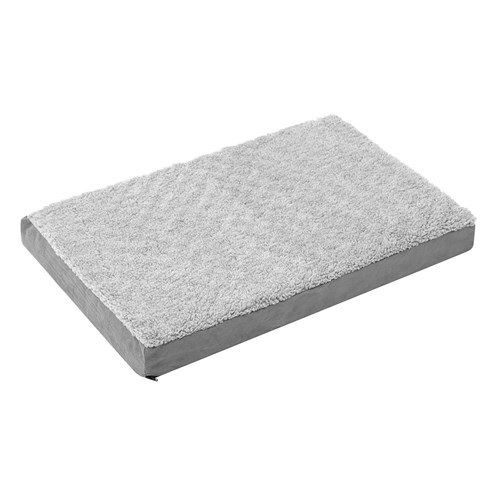 ORTHOPEDIC PET BED GREY SUEDE