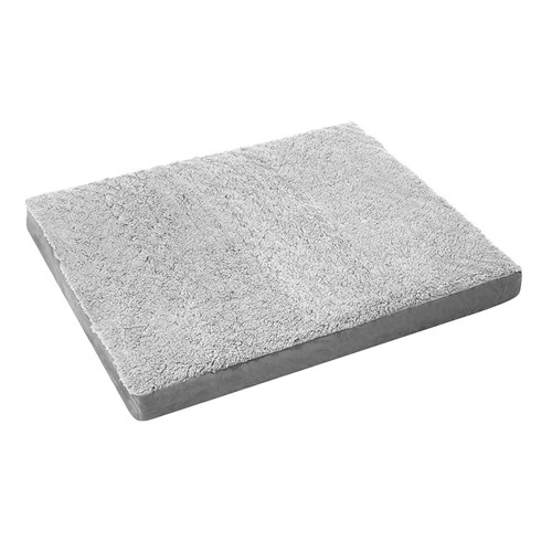 ORTHOPEDIC PET BED GREY SUEDE