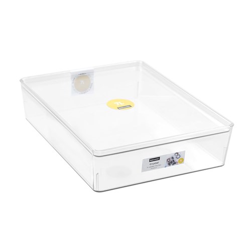 CRYSTAL TIDY BOX LIDDED 7L