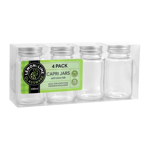 CAPRI GLASS MINI ROUND JAR