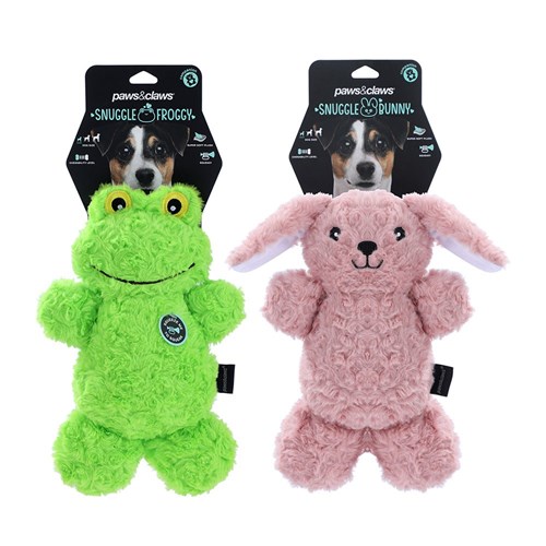 SNUGGLE PLUSH FROG & RABBIT