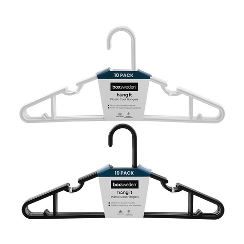 HANGIT PLASTIC HANGERS 10PK