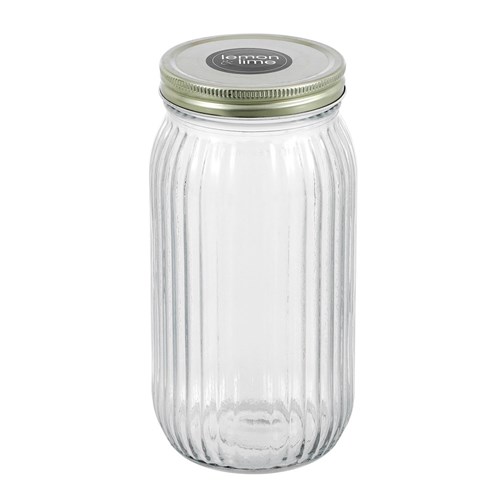 ROMA RIBBED CONSERVE JAR 1L