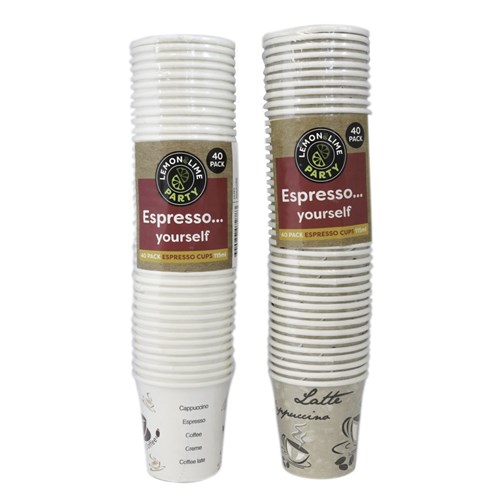 ESPRESSO CUPS 40PK 115ML
