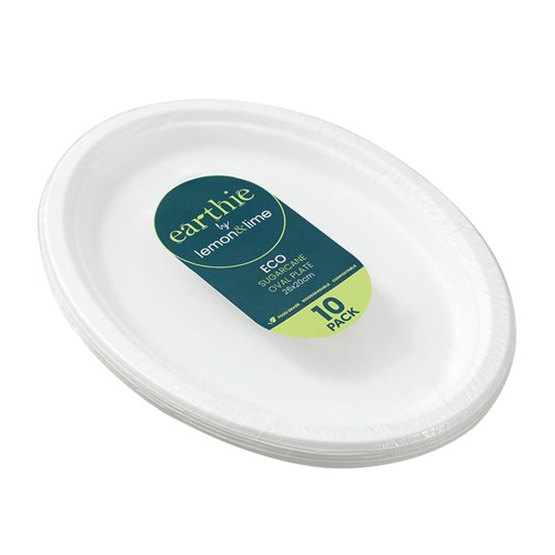 ECO SUGARCANE OVAL PLATE
