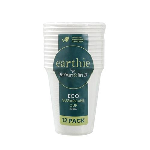 ECO SUGARCANE CUP 12PK 250ML