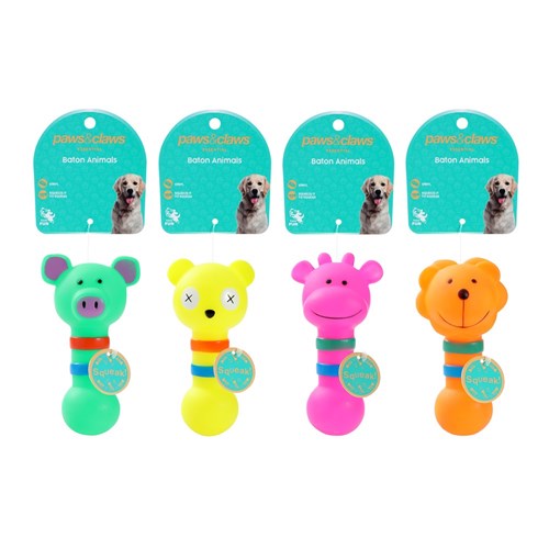 VINYL BATON ANIMALS