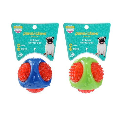 TPR DENTAL BALL 2 COLOUR