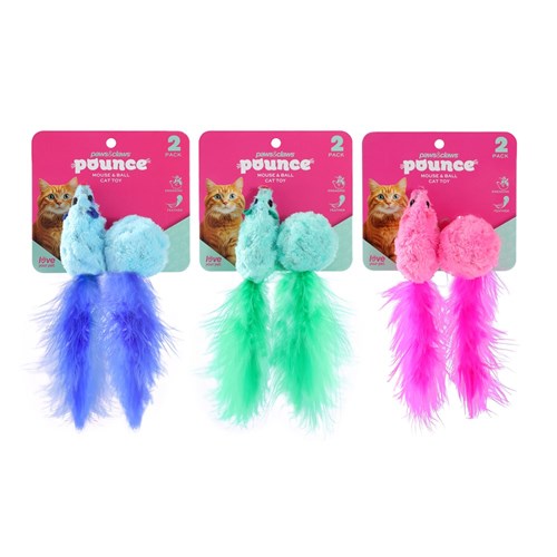 POUNCE MOUSE & BALL FEATHER