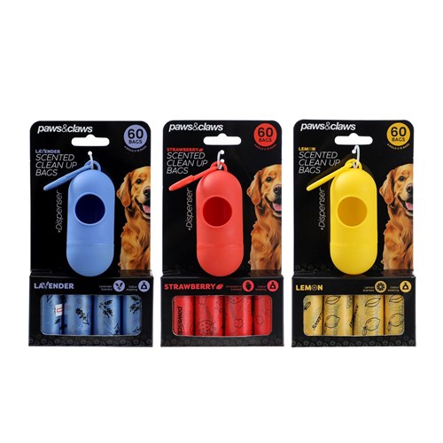 SCENTED POOP BAGS & DISPENSER