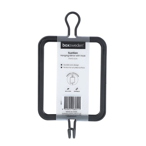 SUCTION HANGING MIRROR W/HOOK