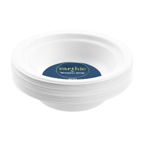 ECO SUGARCANE SIDE BOWL WHITE