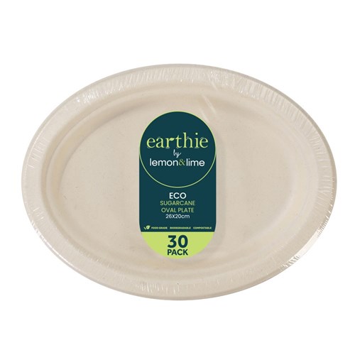 ECO SUGARCANE OVAL PLATE