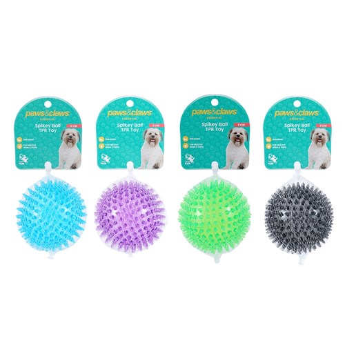 SPIKEY BALL TPR PET TOY