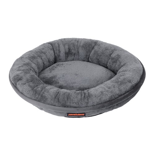 LUX ROUND BED GREY SMALL