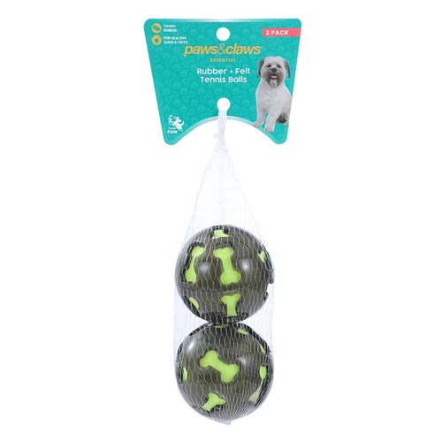 TPR & FELT BALL PET TOYS