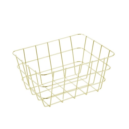 WIRE GOLD STORAGE BASKET SML