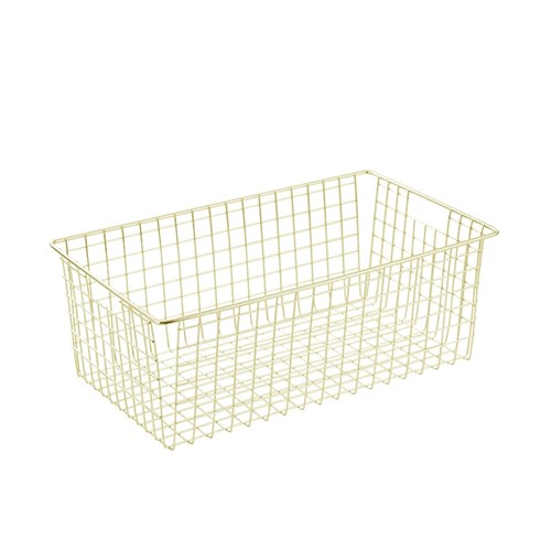 WIRE GOLD STORAGE BASKET