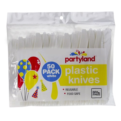 DISPOSABLE KNIVES 50PK