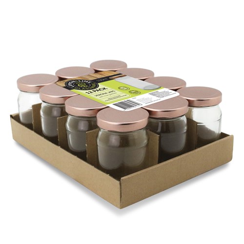 VERONA GLASS JAR 12PK 150ML