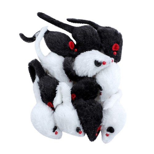 PLUSH MICE 12PK CAT TOY