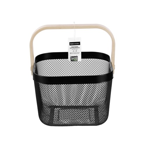 MESH BASKET BK 25X25X17CM W/