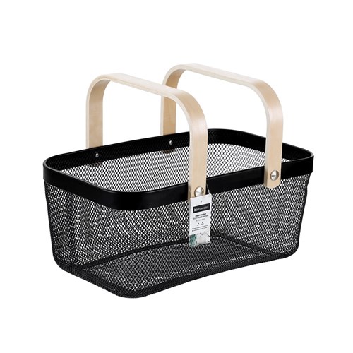 MESH BASKET BK 40X25X17CM W/