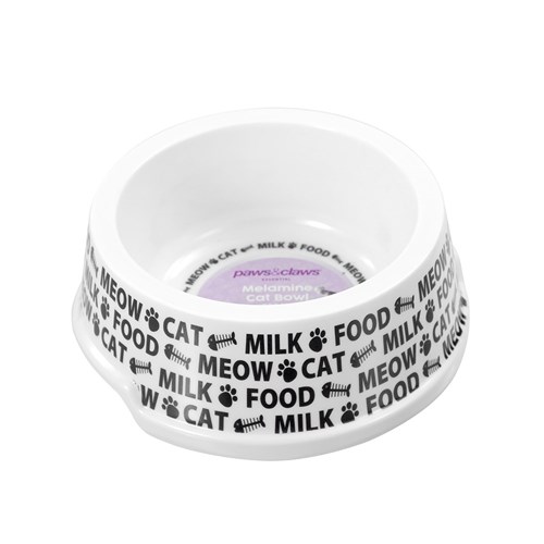 PRINTED MELAMINE CAT BOWL