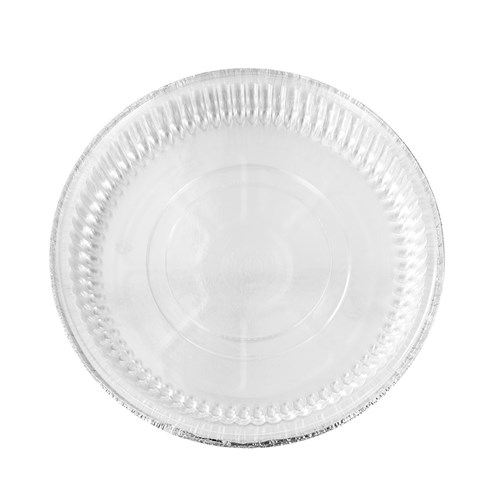 FOIL TRAY ROUND W/ PLASTIC LID