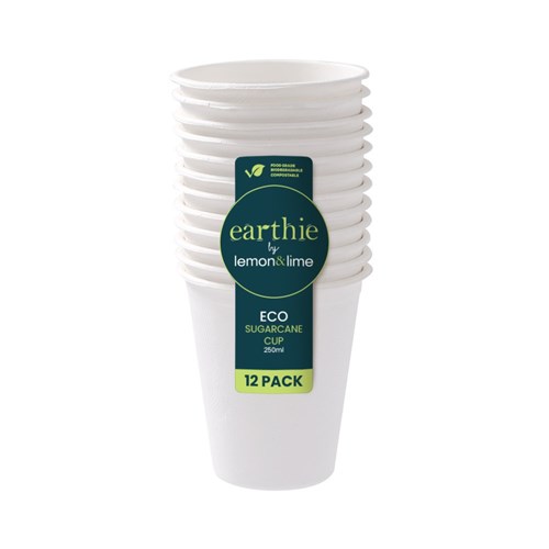 ECO SUGARCANE CUP 12PK 250ML