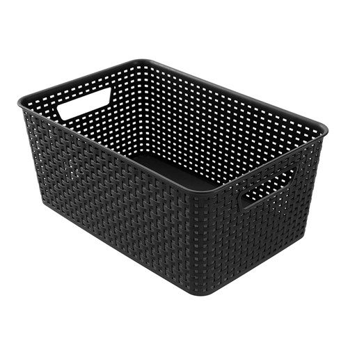 WOVEN STORAGE BASKET 14L