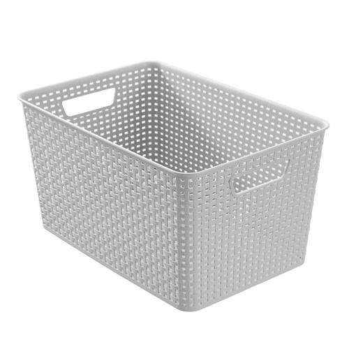 WOVEN STORAGE BASKET 22L