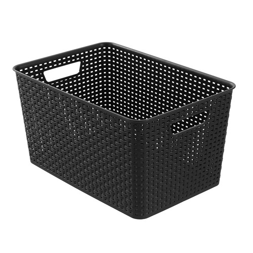 WOVEN STORAGE BASKET 22L