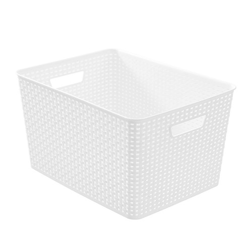 WOVEN STORAGE BASKET 32L
