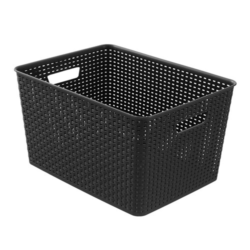 WOVEN STORAGE BASKET 32L
