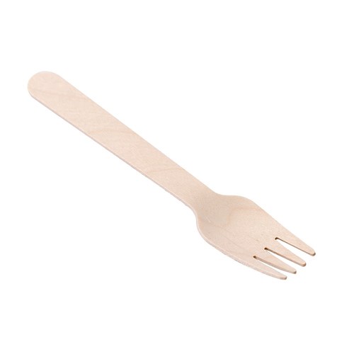 ECO WOODEN FORKS 15.5CM 12PK