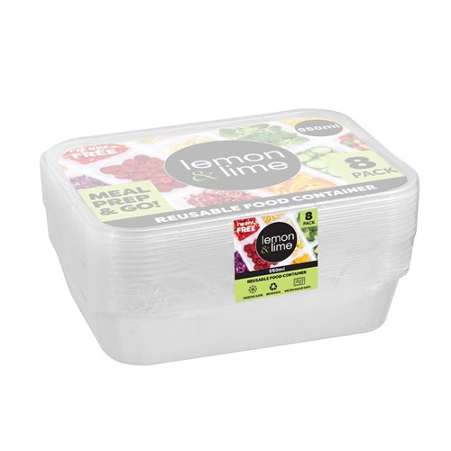 REUSABLE FOOD CONTAINER RECT