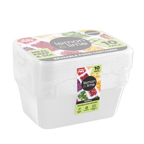 REUSABLE FOOD CONTAINER RECT