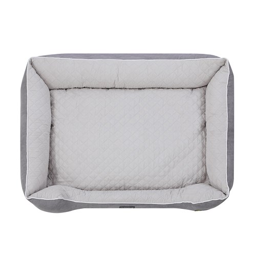 SELF WARMING WALLED BED GREY