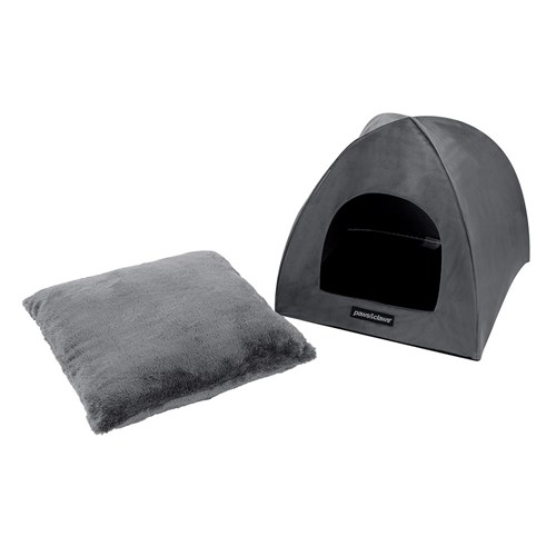 LUX VELVET CAT CAVE DK. GREY
