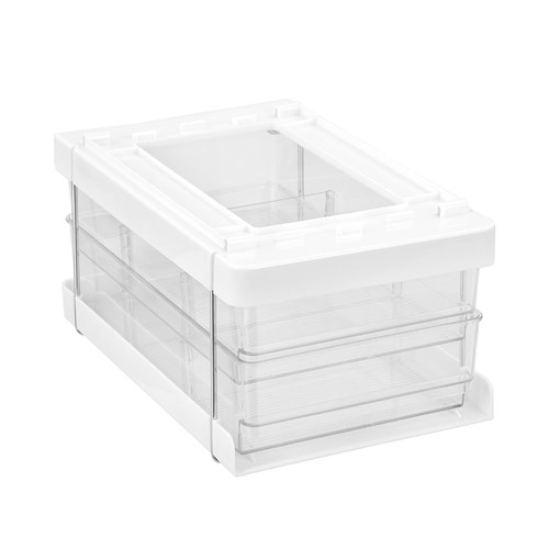 CRYSTAL 2 TIER DRAWER TRAYS