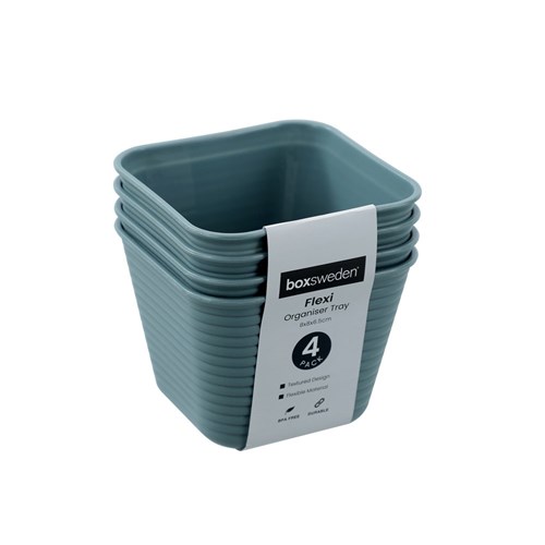 FLEXIBLE ORGANISER TRAY 4PK