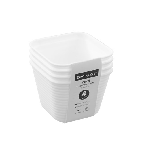 FLEXIBLE ORGANISER TRAY 4PK