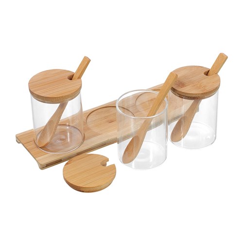 CAMDEN GLASS SPICE JAR 3PC SET