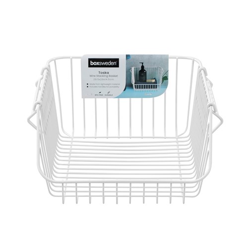 TOSKA WIRE STACKING BASKET